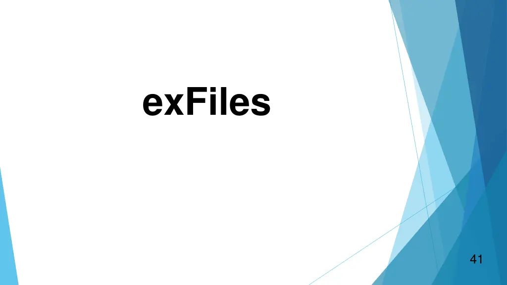 exfiles