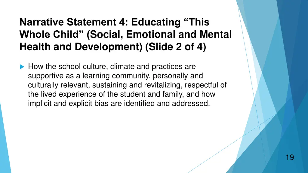 narrative statement 4 educating this whole child 1