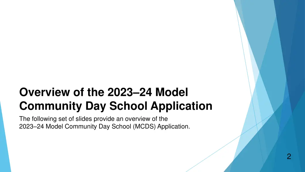 overview of the 2023 24 model community