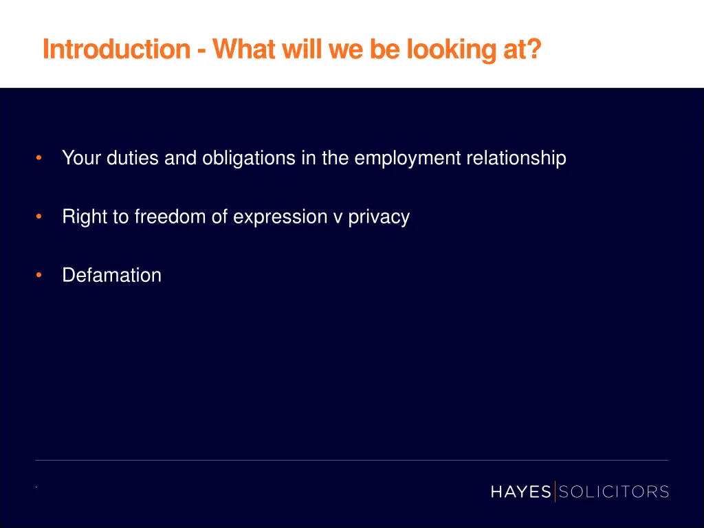 introduction what will we be looking at