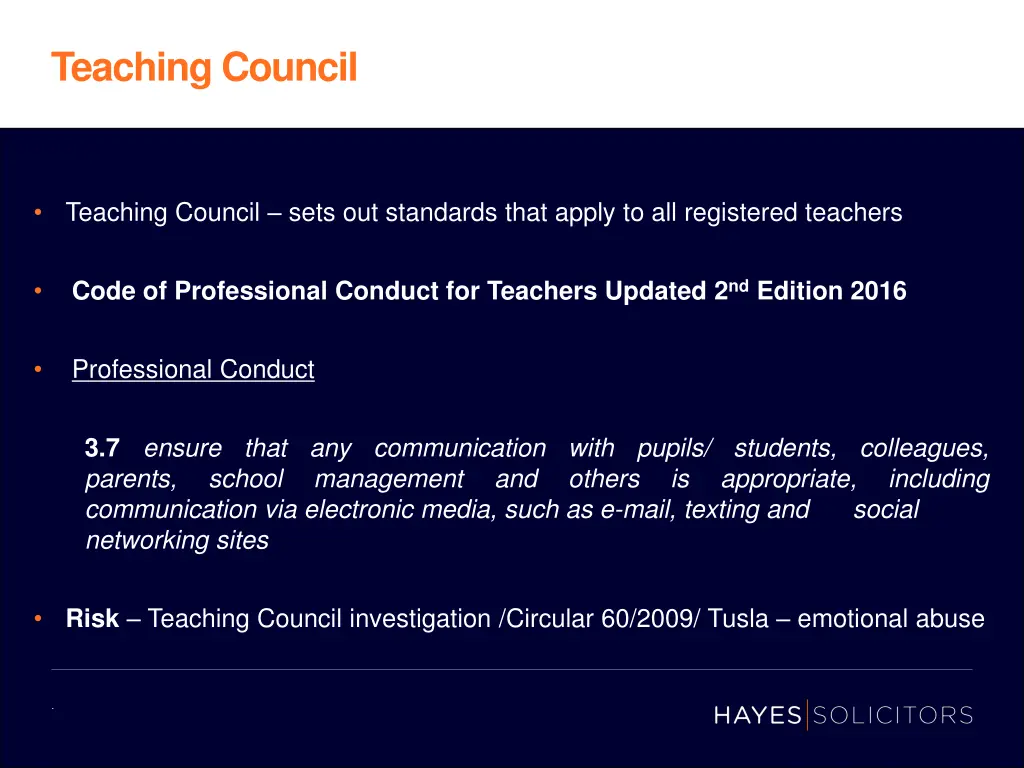 teaching council