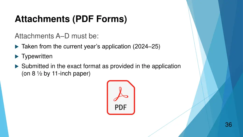 attachments pdf forms