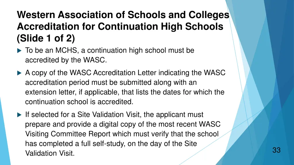 western association of schools and colleges