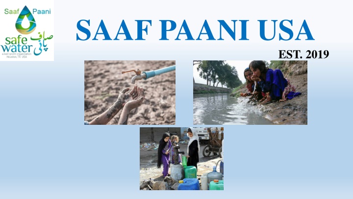 saaf paani usa