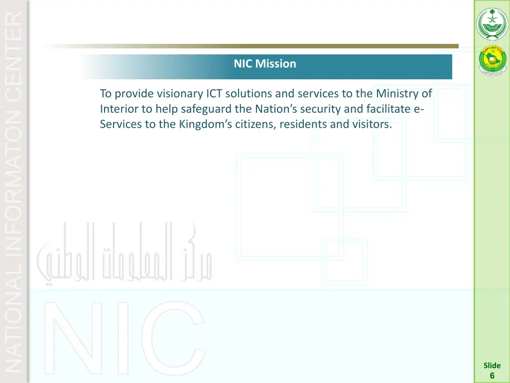 nic mission