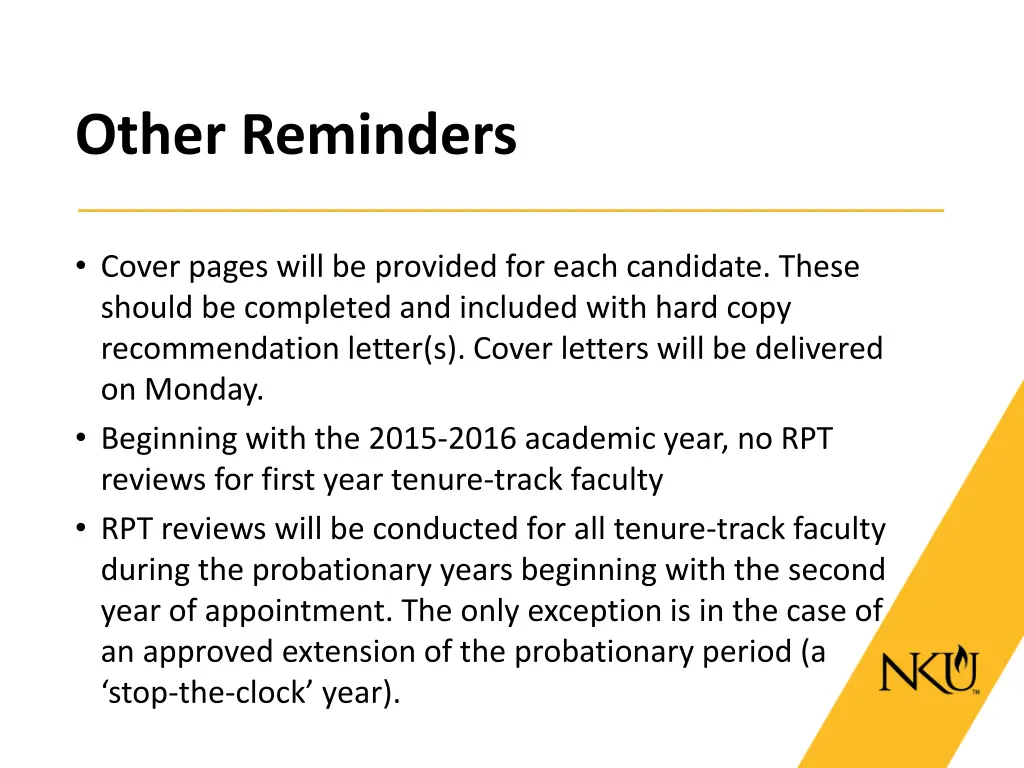 other reminders