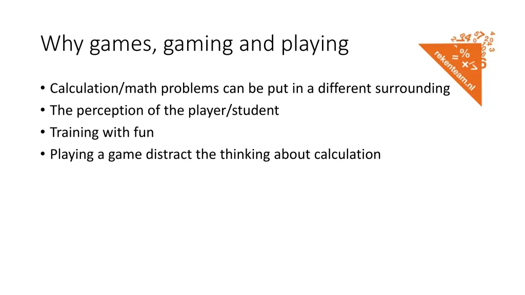 why games gaming and playing