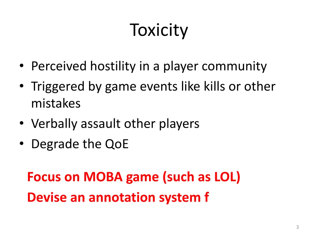 toxicity