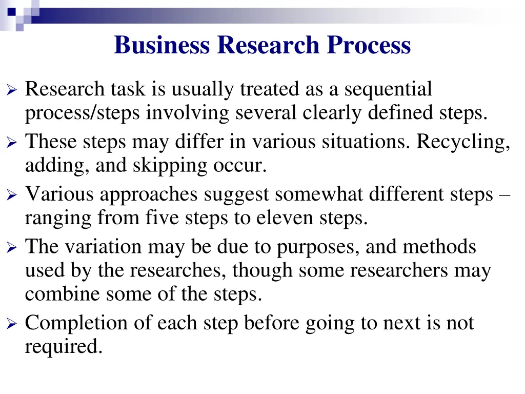 business research process