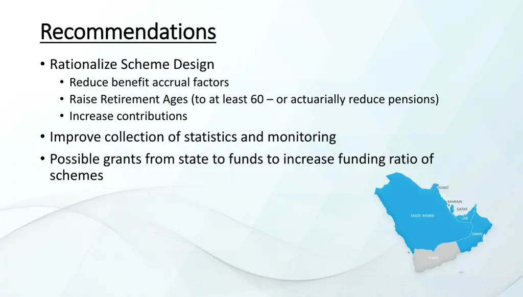 recommendations recommendations