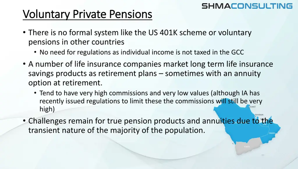 voluntary private pensions voluntary private