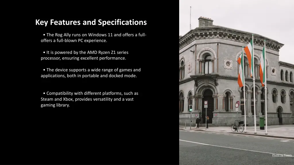 key features and specifications