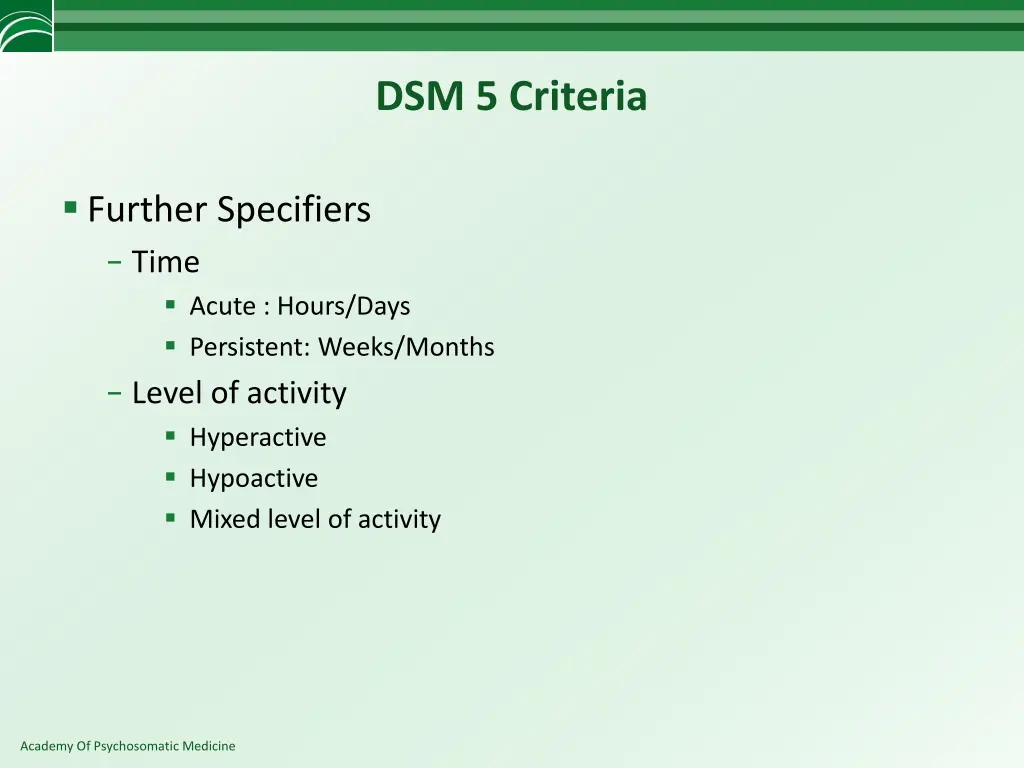 dsm 5 criteria 2