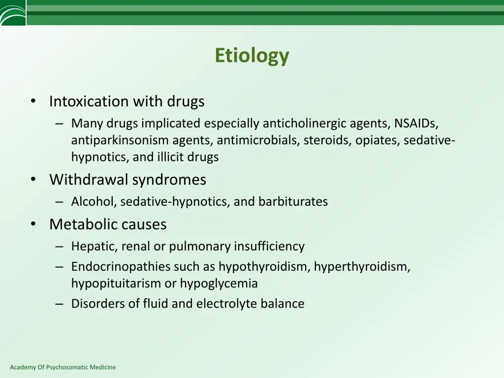 etiology 1