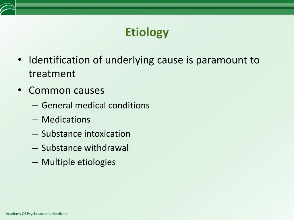 etiology