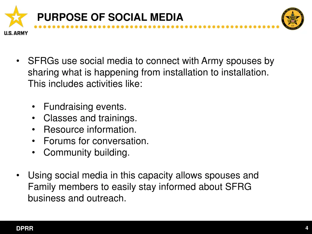 purpose of social media
