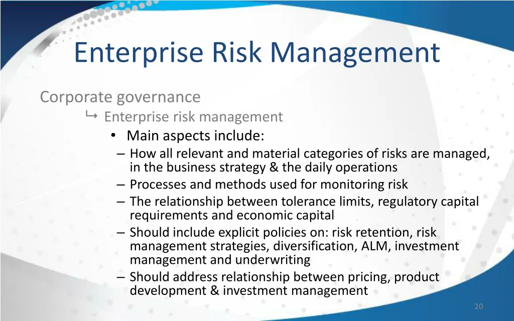 enterprise risk management 1