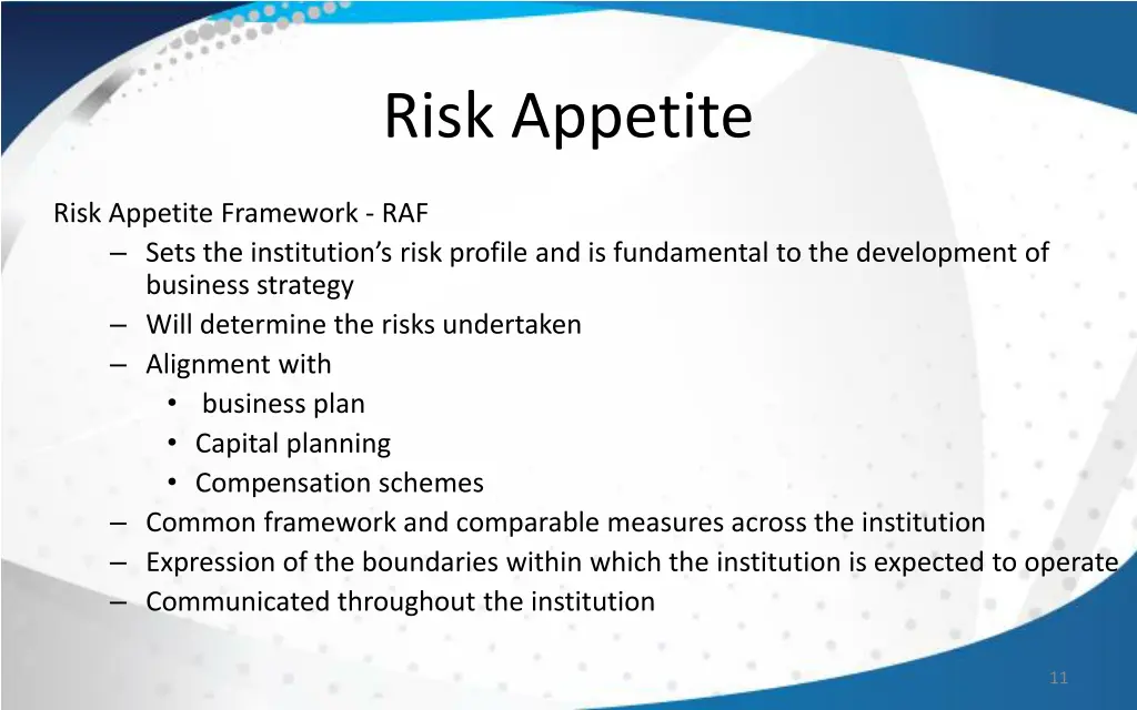 risk appetite 2