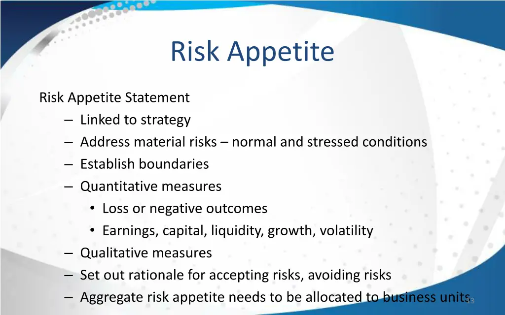 risk appetite 4