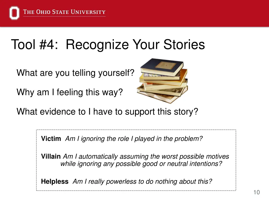 tool 4 recognize your stories