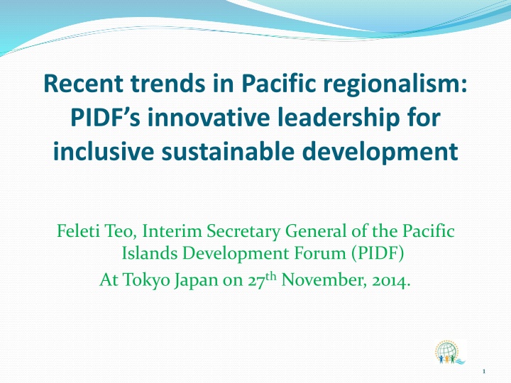 recent trends in pacific regionalism pidf