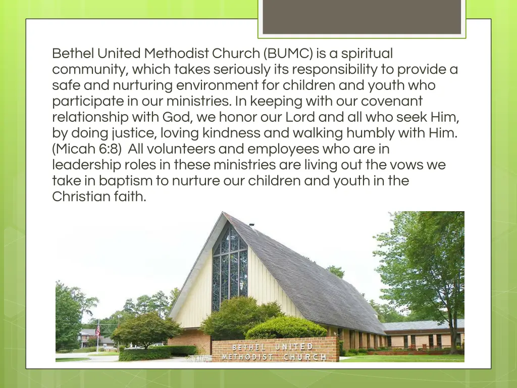 bethel united methodist church bumc