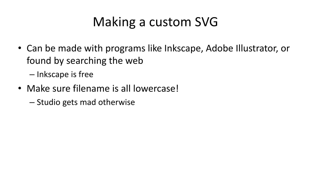 making a custom svg
