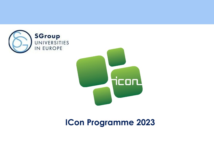icon programme 2023