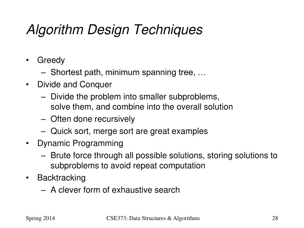 algorithm design techniques 2
