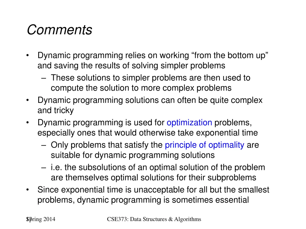 comments