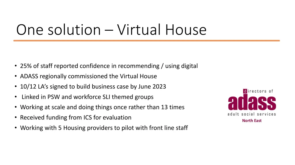 one solution virtual house