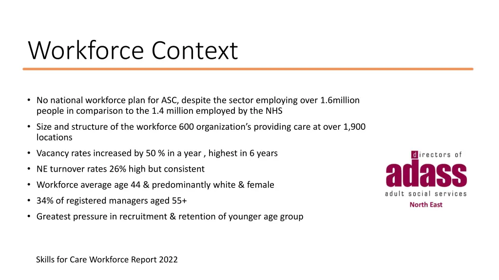 workforce context