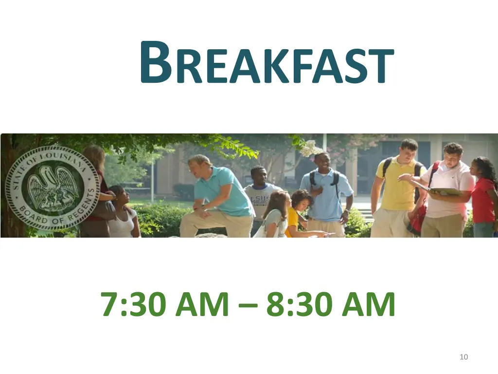 b reakfast