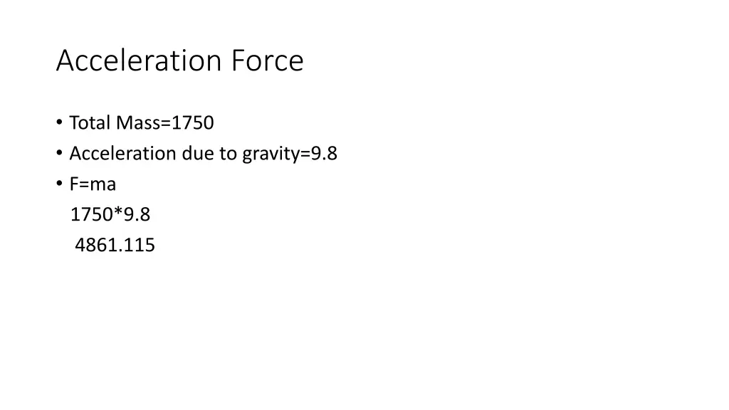 acceleration force