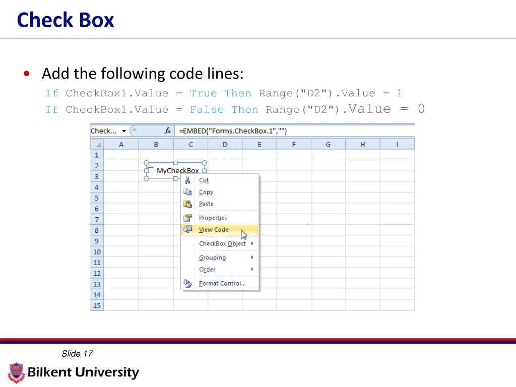 check box 1