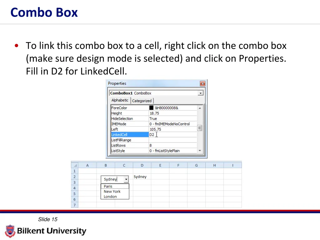 combo box 3
