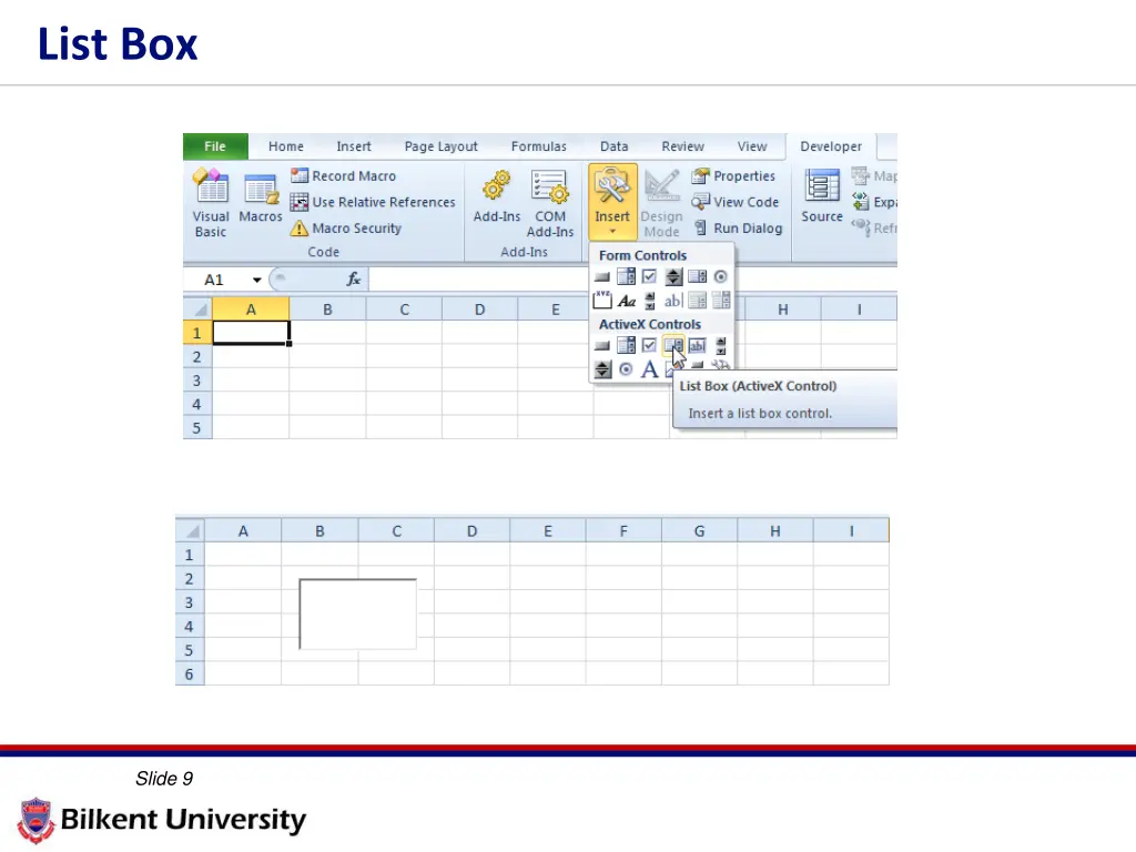 list box