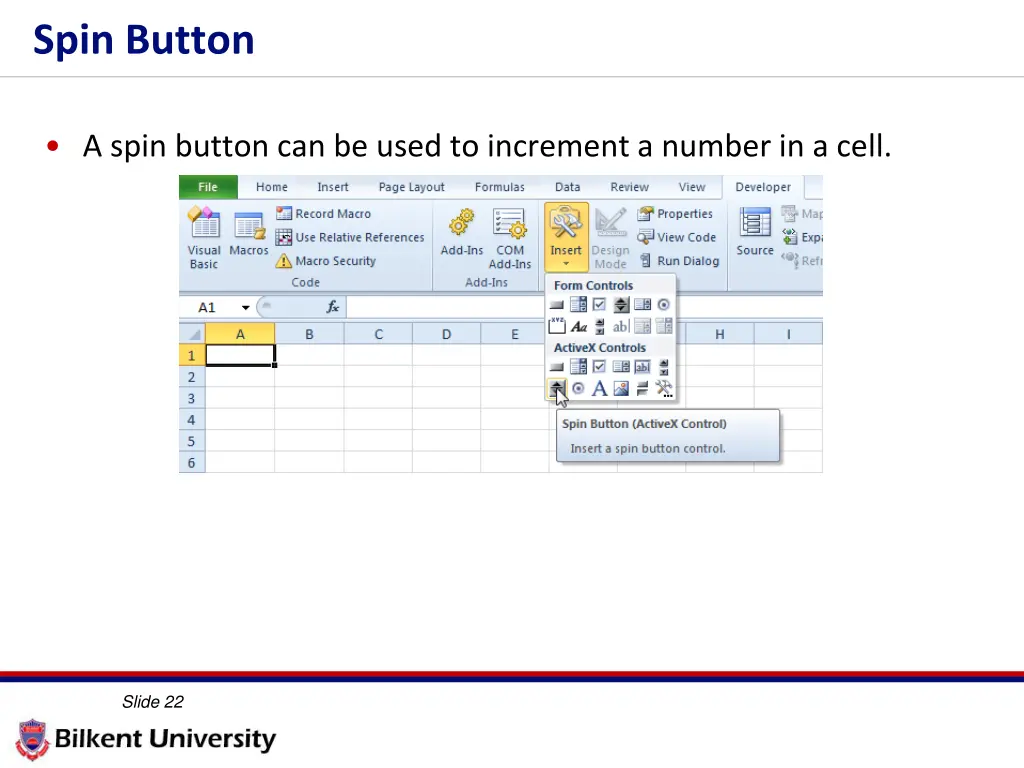 spin button