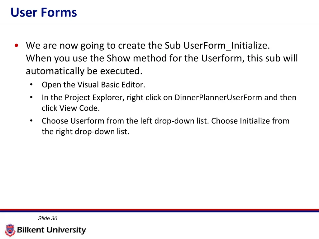 user forms 4