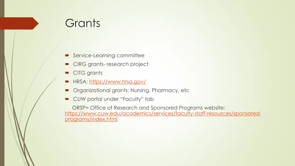 grants