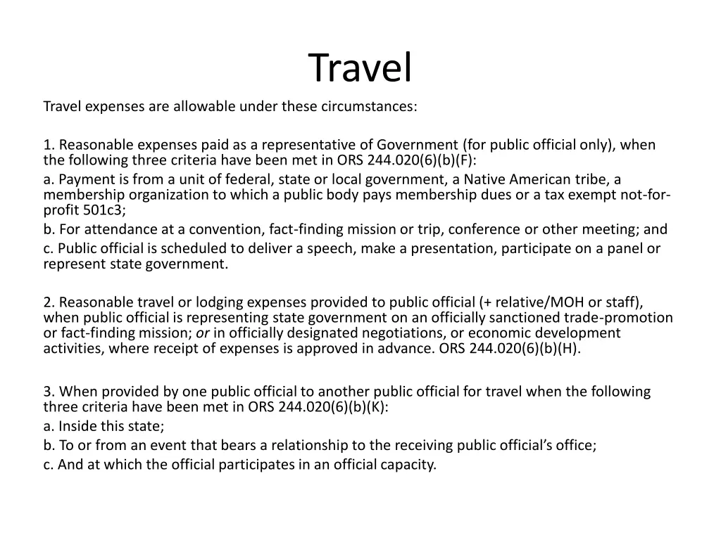 travel