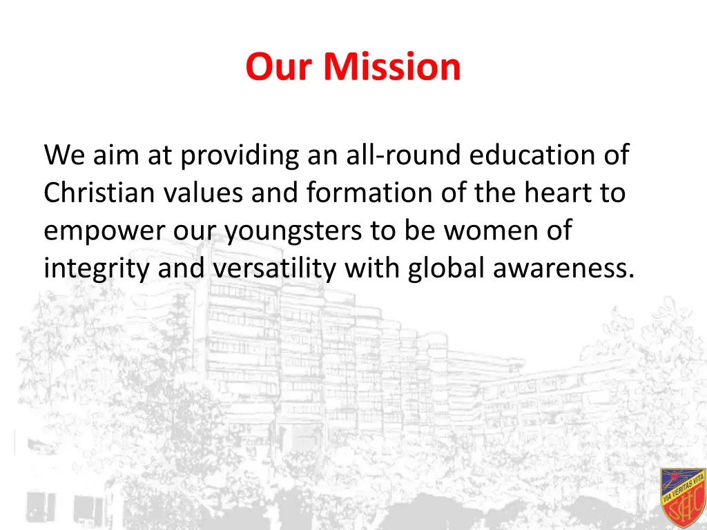 our mission