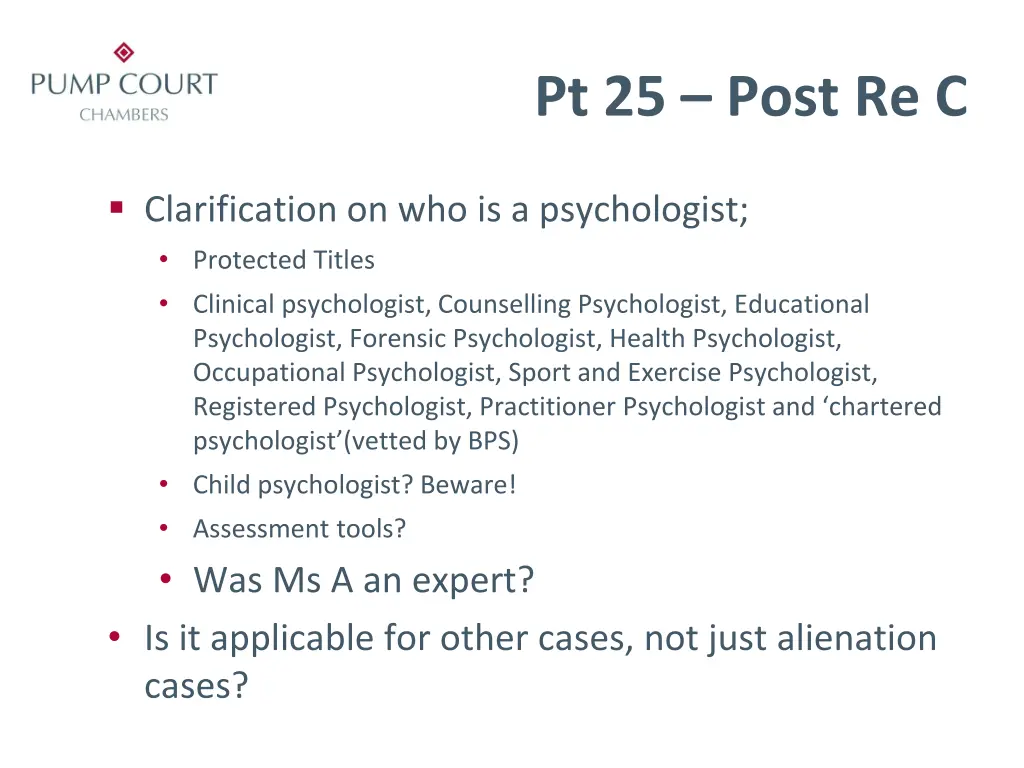 pt 25 post re c 2