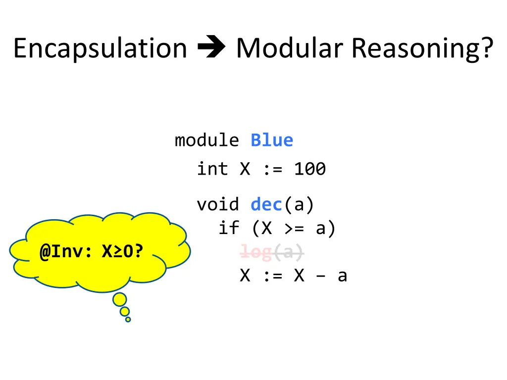 encapsulation modular reasoning 1