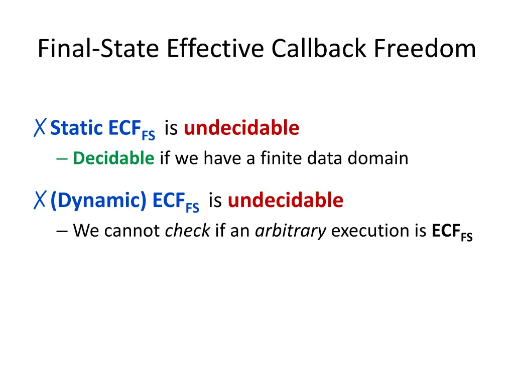 final state effective callback freedom 7