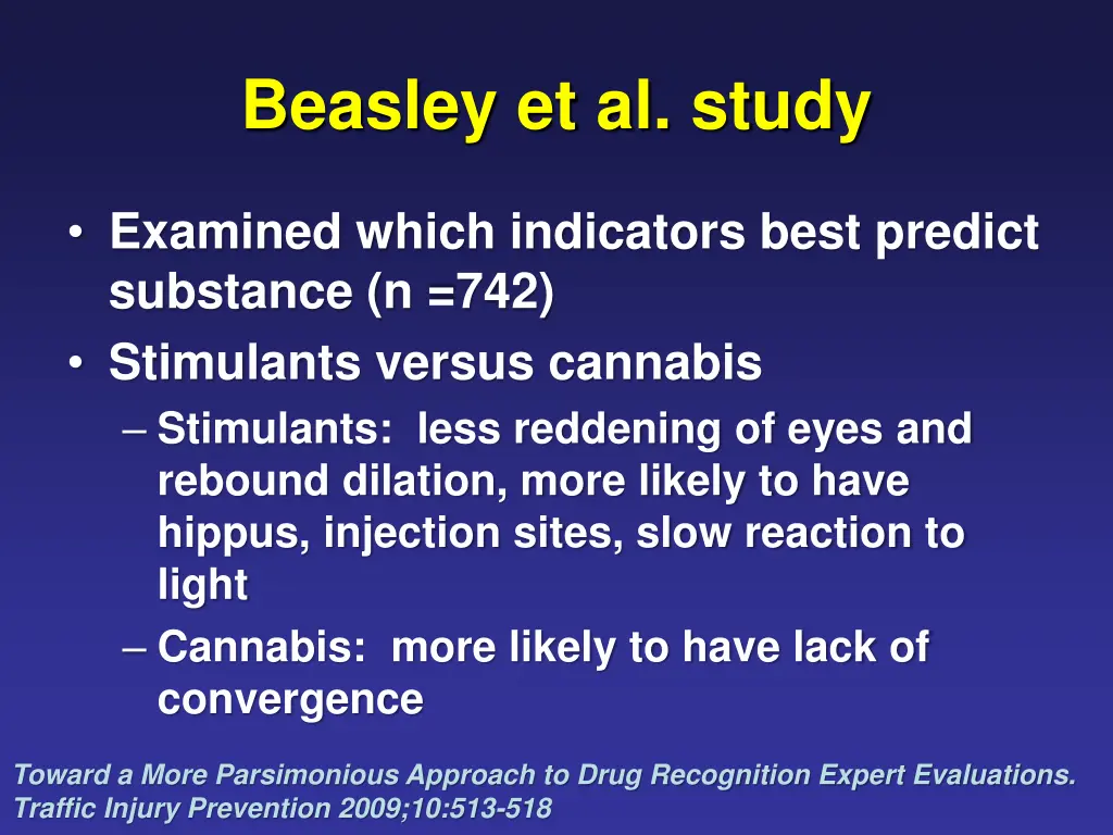 beasley et al study