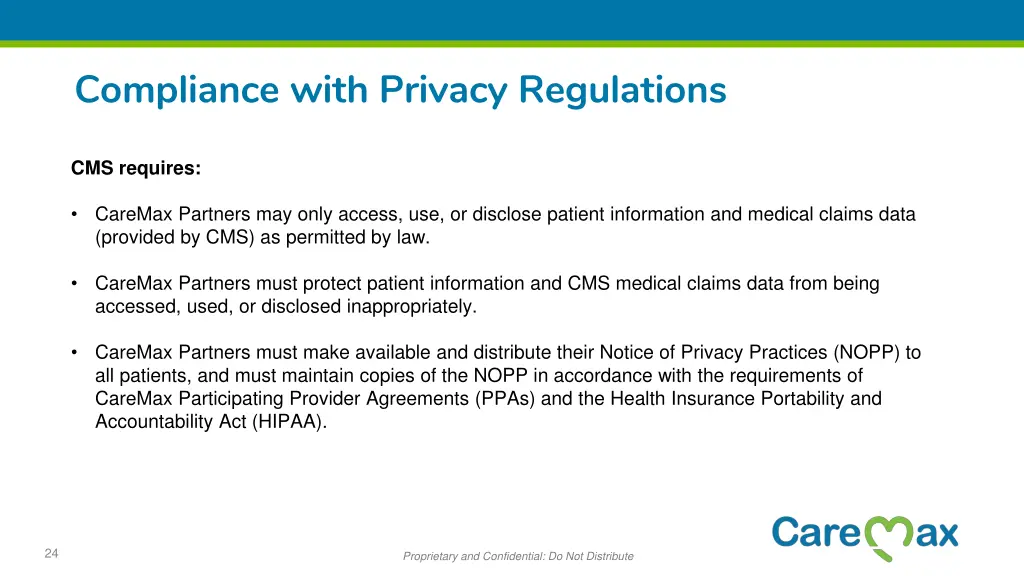 compliance with privacy regulations