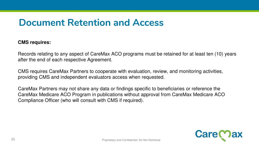 document retention and access