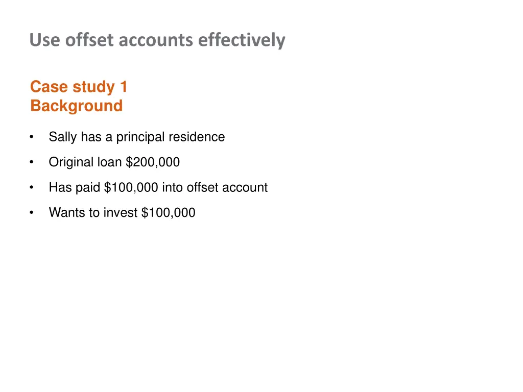 use offset accounts effectively 1