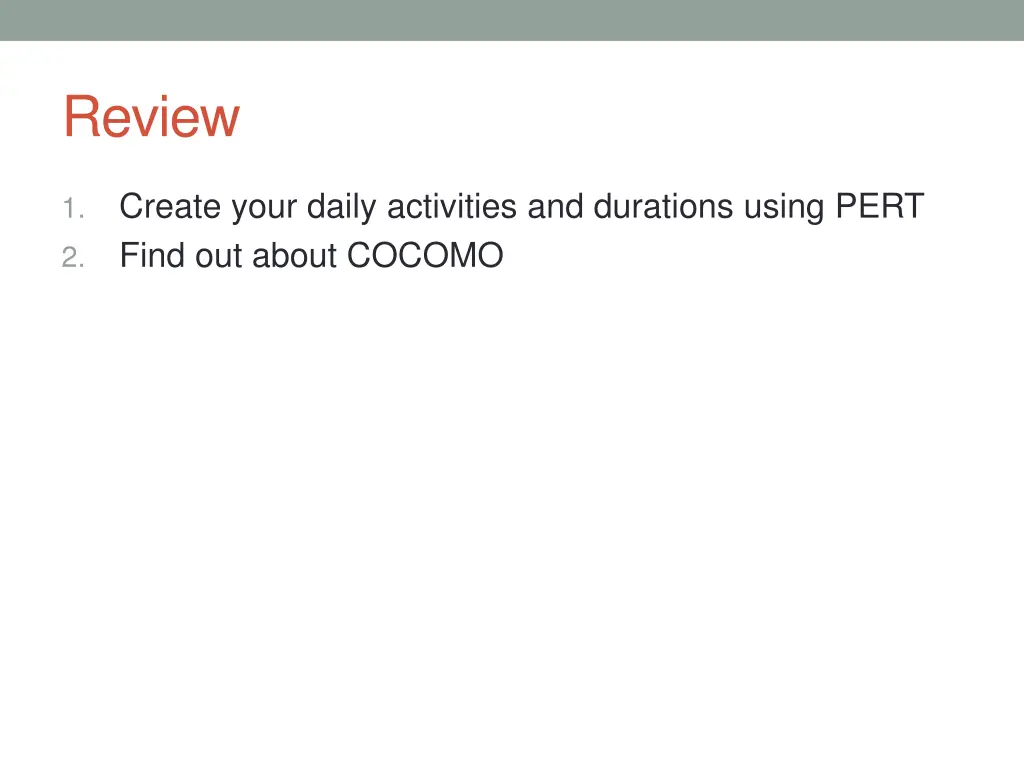 review